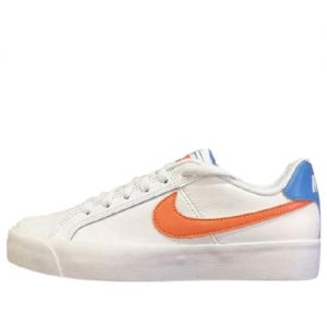 NIKE Blazer Low Top Sneakers Zapatillas Blanco/Naranja DN4244-181 Mujer