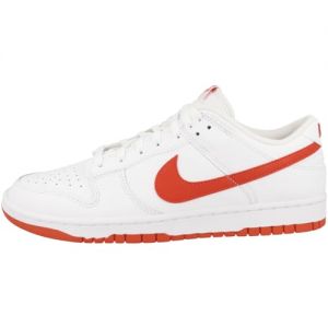 Nike Zapatillas Dunk Low Blanco/Picante Rojo DV0831 103 para hombre
