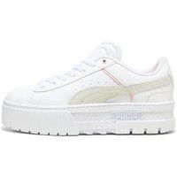 Puma para mulher. Mayze Queen of Hearts Leather Sneakers branco