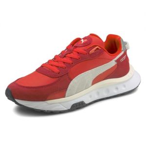 Puma Mens Wild Rider Pickup Red Lifestyle Sneakers Shoes 8.5