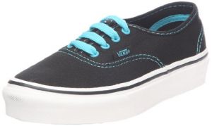 Vans Authentic black/peacock blue VOKN5R2 - Zapatillas de tela para niña