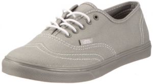 Vans Authentic Lo Pro (Printed Oxford) Grey/Grey VGYQ5LZ - Zapatillas de Tela para Mujer