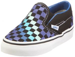 Vans T Classic Slip-ON Black/Pewter Ch VLYHLCF - Zapatillas de Lona para niños